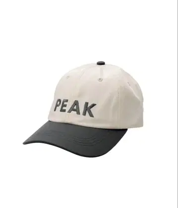 PEAK SNOW 그래픽 캡 원 에크루