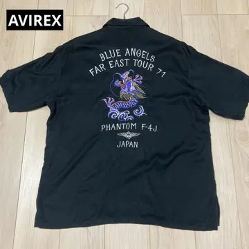 AVIREX 아비렉스 용 자수 수베니어 셔츠