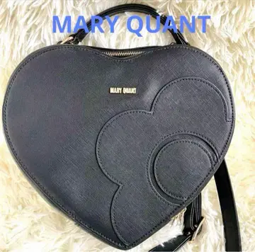 마리콴트 MARYQUANT 하트형 숄더백 핸드백 블랙