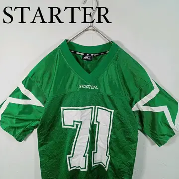 STARTER 미식축구 유니폼 풋볼 저지 71 그린
