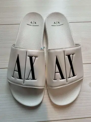 ARMANIEXCHANGEA|X 화이트 샌들 사이즈 43
