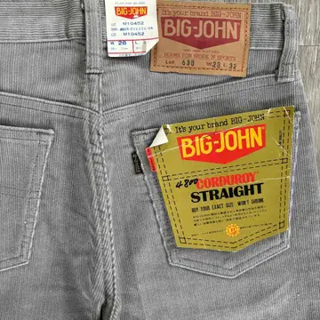 Big-John 빅 존 데드스탁 코듀로이 팬츠 그레이