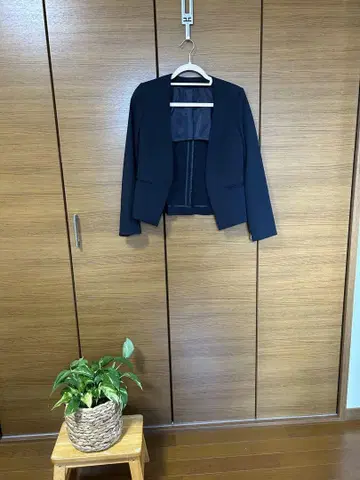 네이비 테일러드 자켓