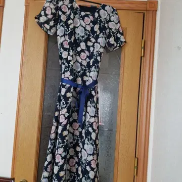Laura Ashley 꽃무늬 M, 9A 폴리에스테르 100% 일본제