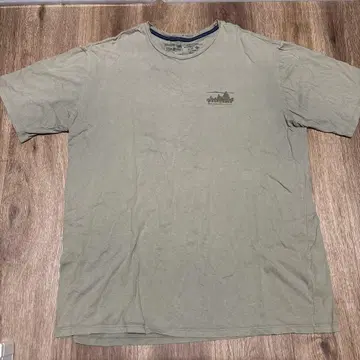 Patagonia 올리브 그린 티셔츠