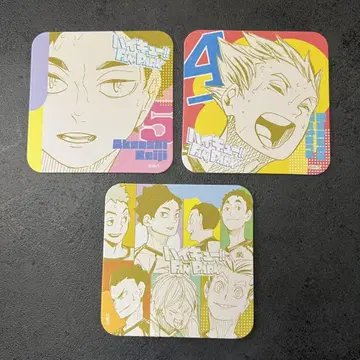 하이큐 보쿠토 코타로 아카아시 케이지 부엉이 학원 아트 코스터