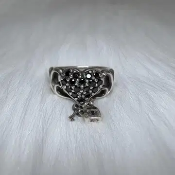 실버 925 하트 반지