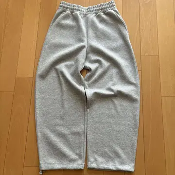새상품 유니클로 UNIQLO C 맨투맨 와이드 팬츠 S 사이즈 그레이