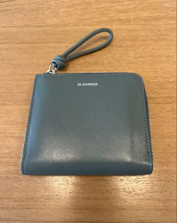 JIL SANDER 그린 두겹 지갑 미니 지갑