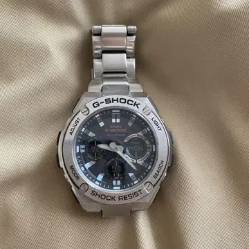 G-SHOCK 디지털/아날로그 시계 실버/블랙