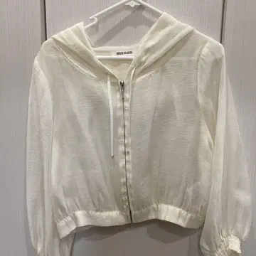 미슈마슈 봄/여름 얇은 소재 후드티 크림? 아이보리 계열
