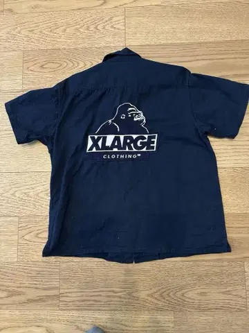 XLARGE 네이비 워크 셔츠 M 사이즈