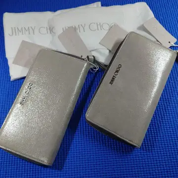 JIMMY CHOO 실버 장지갑 2개 세트