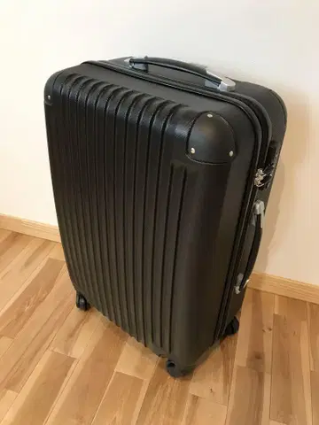 초경량 수트 케이스 TSA 다이얼 자물쇠 L 사이즈 대형 블랙 대형