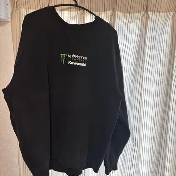 Monster Energy Kawasaki 블랙스 맨투맨