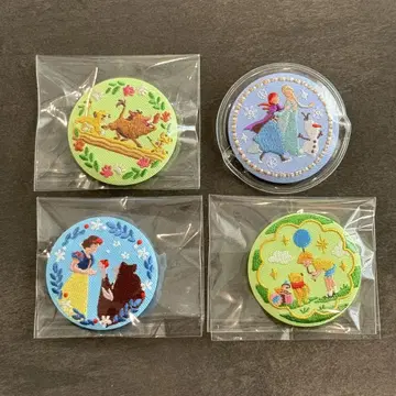 디즈니 자수 배지 4개 세트