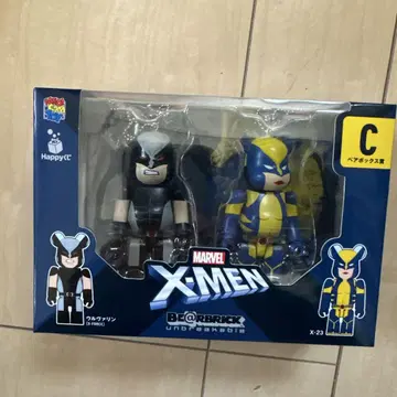 Happy 복권 마블 X-MEN 베어브릭 페어 박스 상 C