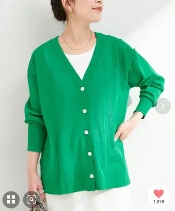 B.C STOCK 린넨 혼방 시어 가디건