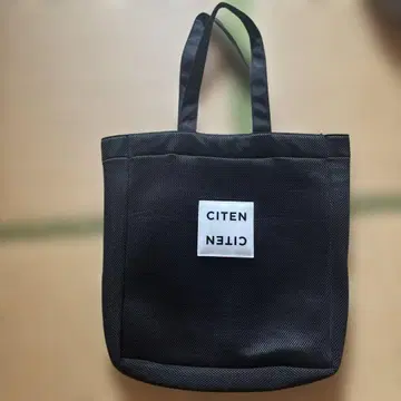 CITEN 컬러 전개 메쉬 토트 블랙