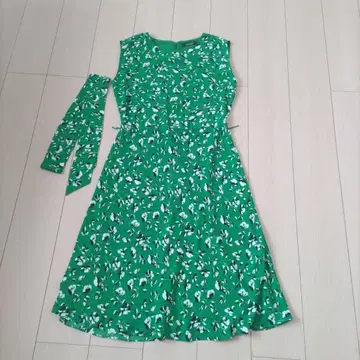 LAUREN RALPH LAUREN 꽃무늬 슬리브리스 원피스 4호