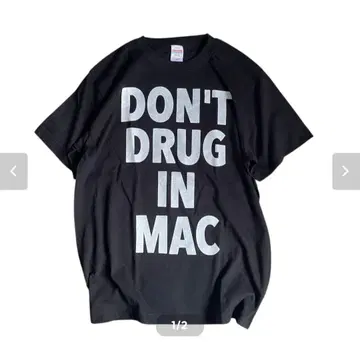 DON'T DRUG IN MAC 티셔츠 L 사이즈