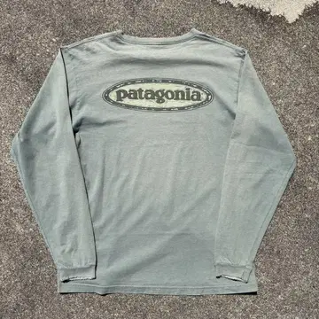 90s USA제 Patagonia 롱 슬리브 티셔츠 그린