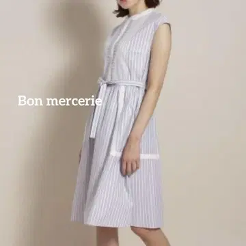 Bon mercerie 본머스리 레이스 스트라이프 원피스