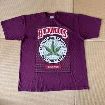 BACKWOODS 마리화나 디자인 티셔츠 2XL