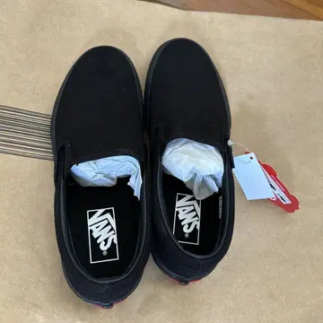VANS 블랙 슬립온 새상품