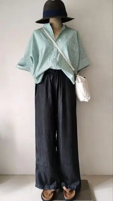 C6021 맥피 밴드 카라 셔츠