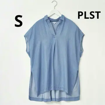 PLST 라이트 데님 오버 사이즈 셔츠