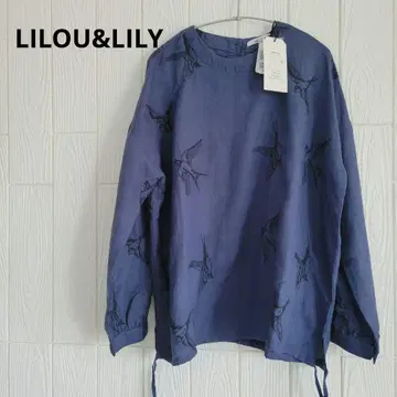 LILOU&LILY 릴루앤릴리 블라우스 린넨 레이온 철새 자수
