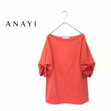 고품질 ANAYI 코튼 티셔츠 면 100 오렌지