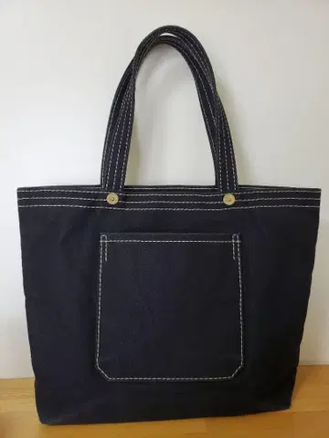 이치자와 캔버스 핸드백 블랙