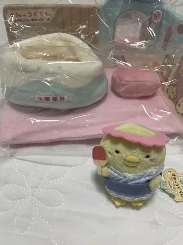 스미코 2개 세트 장면 봉제 인형 로텐부로 테노리 봉제 인형 펭귄
