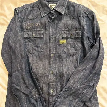 G-STAR RAW 데님 셔츠 XS 사이즈 다크 블루