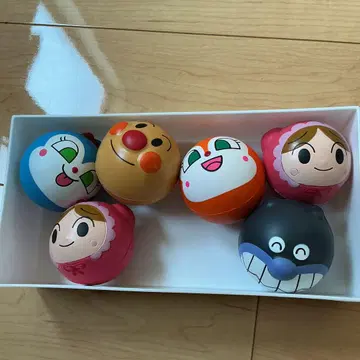 호빵맨 캐릭터 볼 6개 세트