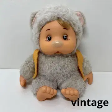 빈티지 로즈 모자 꽁지 와타나베 그린 Sankyo 그레이 2505