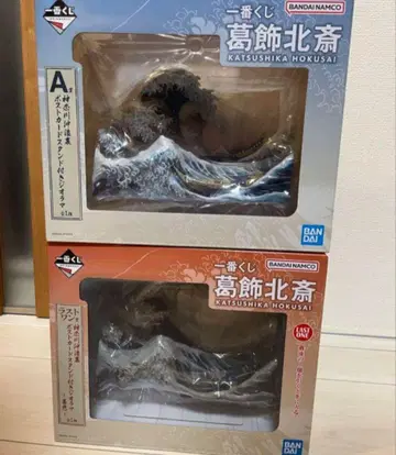 제일복권 가쓰시카 호쿠사이 A상 라스트원상 가나가와 해변의 파도 디오라마