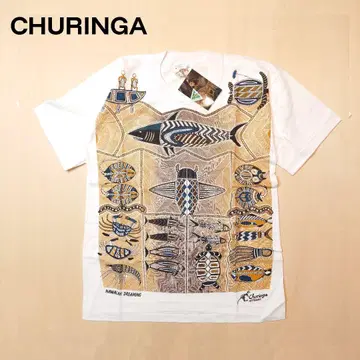 churinga 티셔츠 원주민 아트 미사용품 호주