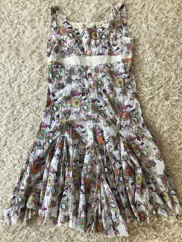 Desigual 컬러풀 슬리브리스 원피스 36