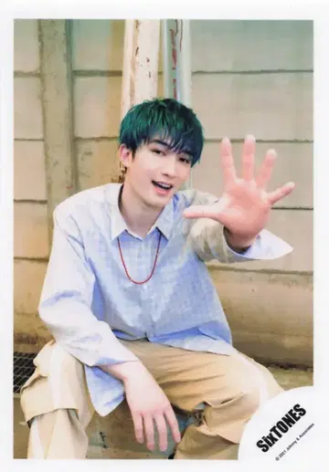 SixTONES 마스카라/피규어 제시 공식 사진 *1장
