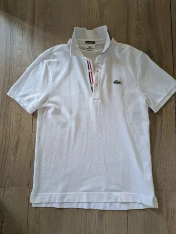 라코스테 EXCLUSIVE EDITION 화이트 피케 셔츠