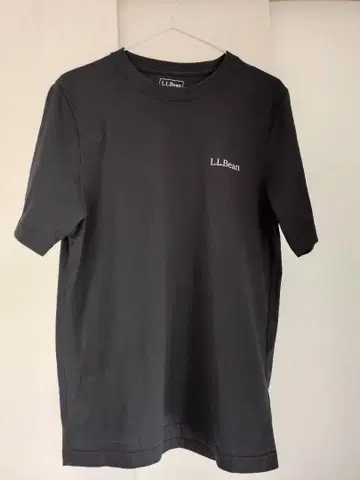 LLBean 블랙 티셔츠 M 백 프린트 511789