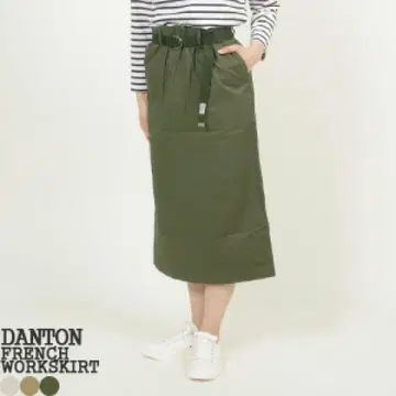 단톤 타이트 스커트 36 올리브