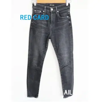 RED CARD 기념일 하이 라이즈 데님 S 블랙 53680
