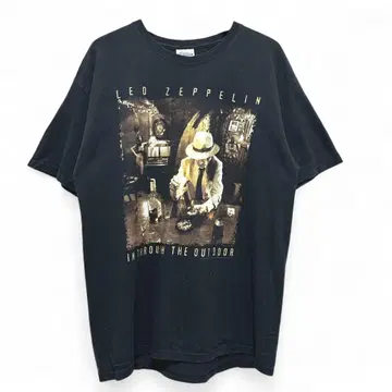 구제 의류 Led Zeppelin 밴드 티셔츠 빈티지 티셔츠 818