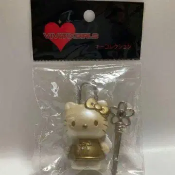헤이세이 레트로 헬로키티 엔젤 키티 키 컬렉션 자물쇠 1999년