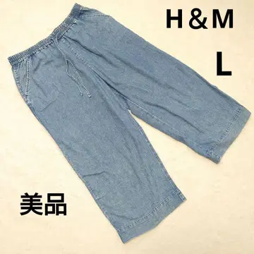 새상품급 H&M 에이치앤엠 라이트 블루 데님 조거 팬츠 L