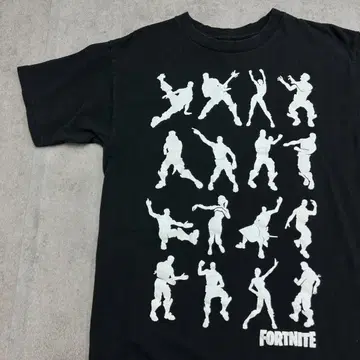 FORTNITE 포트나이트 인기 게임 티셔츠 구제 의류 블랙 M